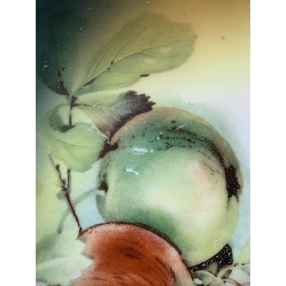 Beautiful Antique J & C Jaeger & Co. Bavaria Louise Fruit Plate A. Koch Signed - Picture 10 of 11